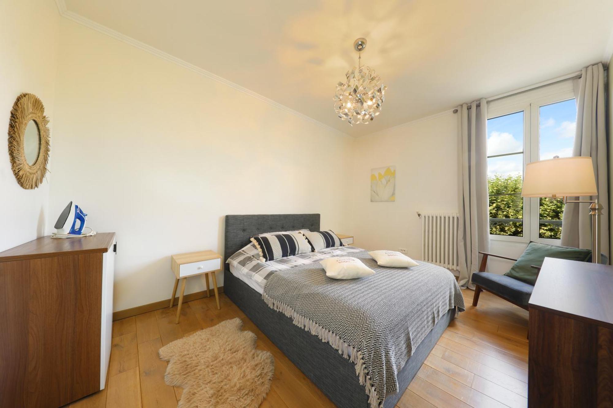 Charmant Appartement Dans Le Centre Ville, A 2 Minutes Du Palais 贡比涅 外观 照片